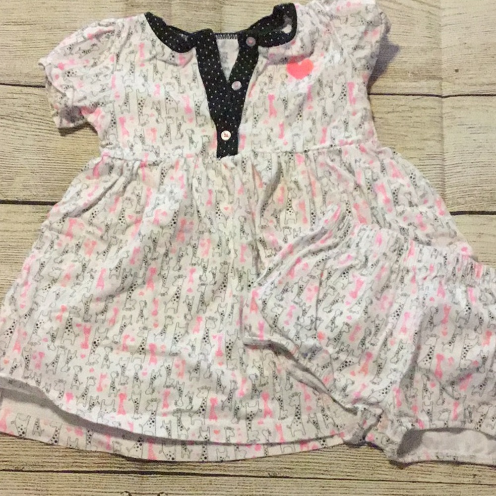 Sweet giraffe dress